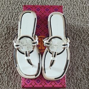 Tory Burch White Sandals